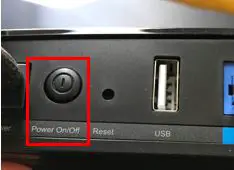 Router power button