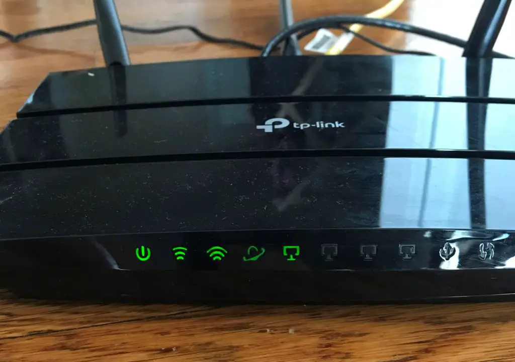 Router with internet connection
