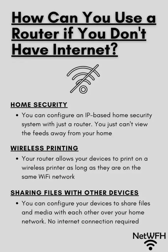 How Can You Use a Router if You Don't Have Internet