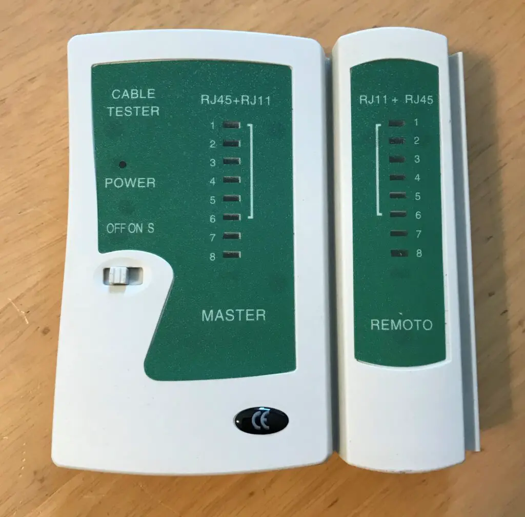 Ethernet cable tester