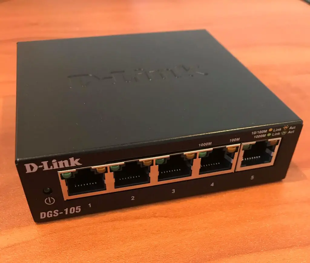Ethernet switch front