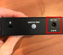 Ethernet switch power connection
