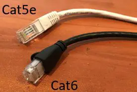 Cat5e and Cat6 ethernet cables