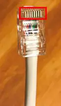 8-pin ethernet connector