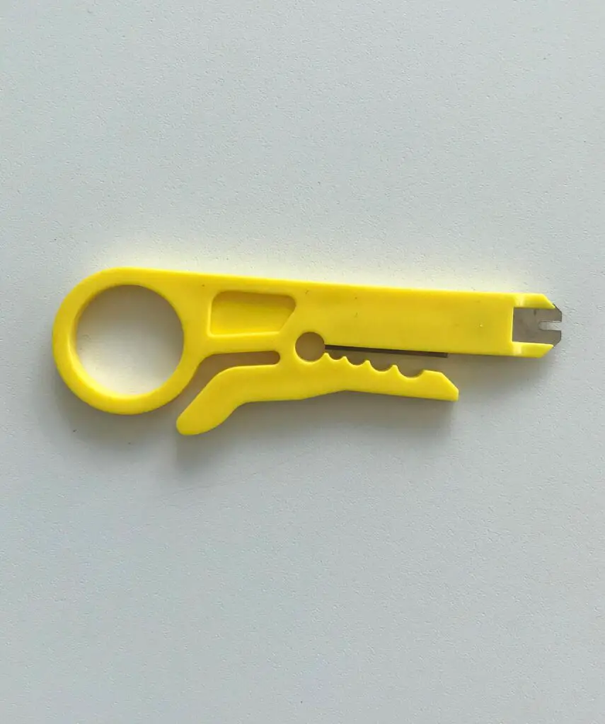Ethernet cable stripping tool