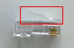 RJ45 connector tab