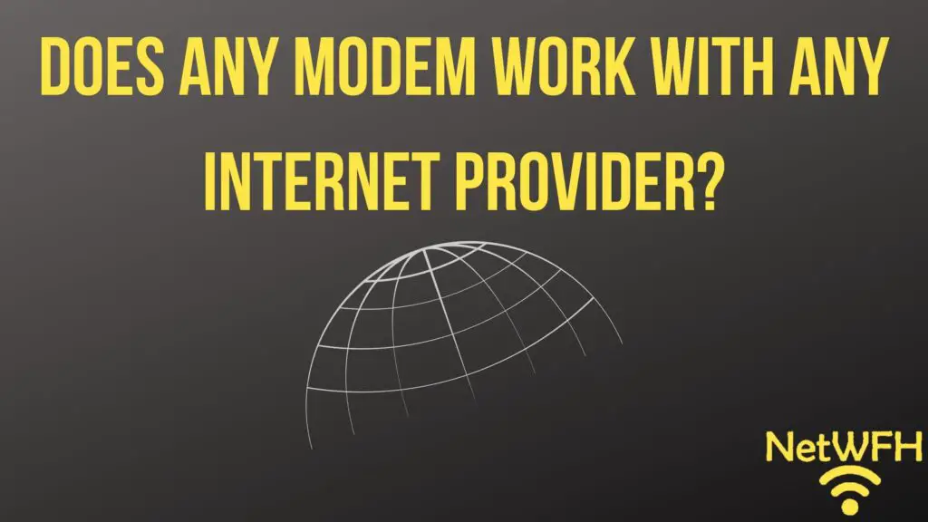Any Modem Work With Any Internet Provider title page
