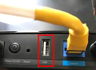 USB port on router