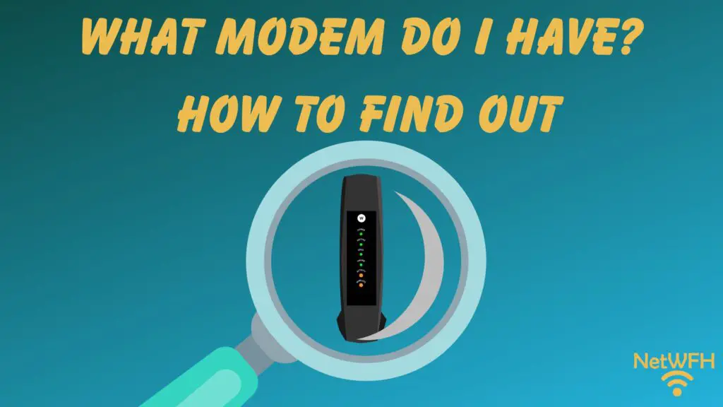 What Modem Do I Have title page