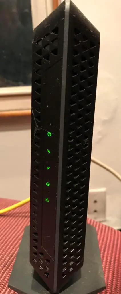 Front of modem