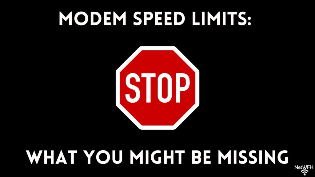 Modem speed limits title picture